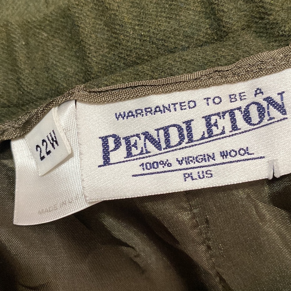 Green Pendleton Lined Virgin Wool Career Pant Sui… - image 7